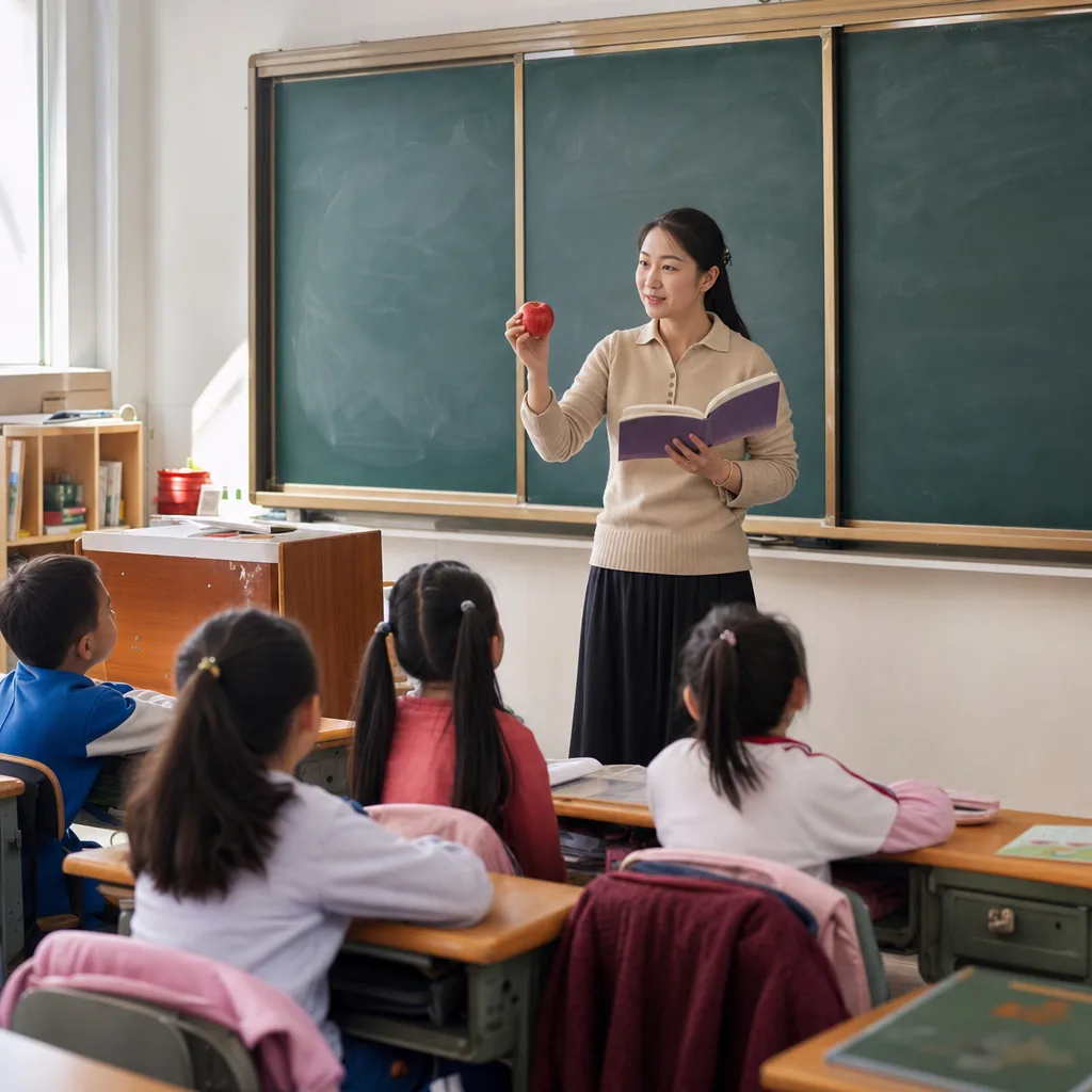 在北京一节低年级语文课后，作者终于明白小朋友为什么总先学量词