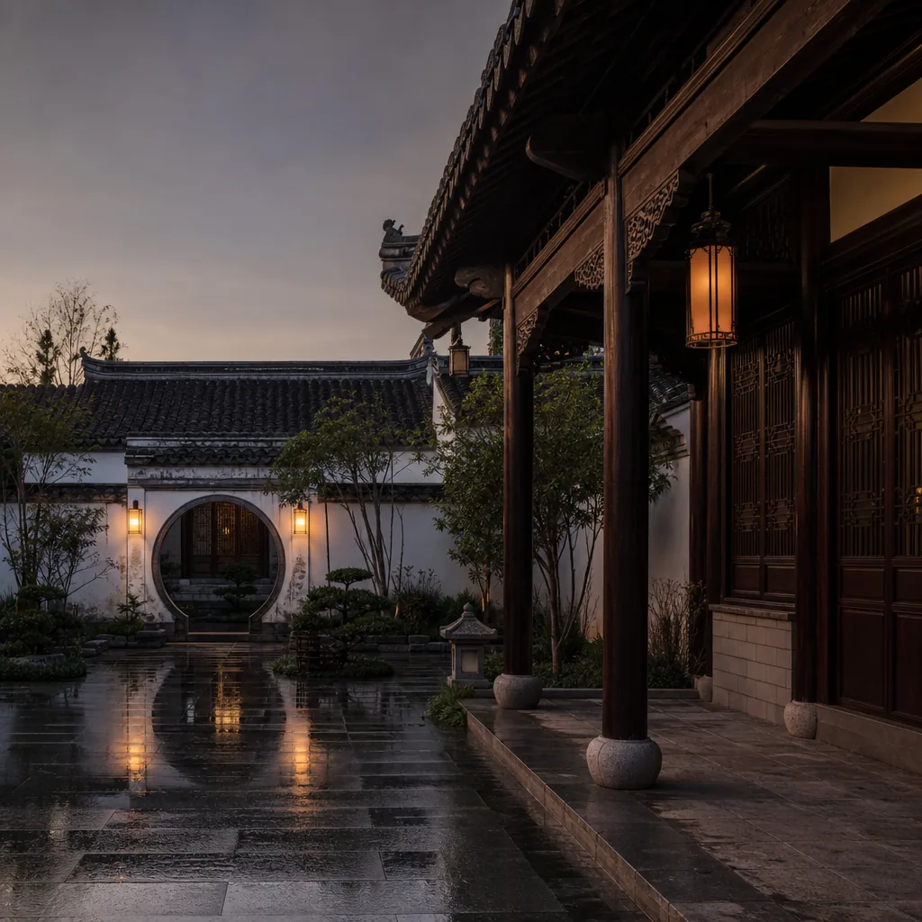 我站在屋檐下面，才明白中国古建筑为什么先让人慢下来