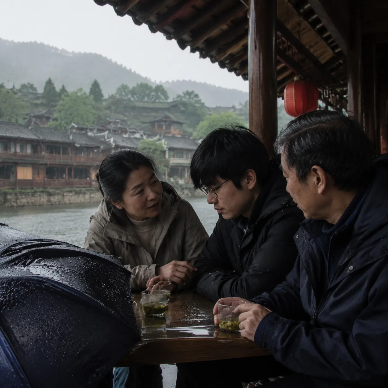 和妈妈在福州三坊七巷躲五月阵雨时,我们终于把很多不好意思问出口的话说出来了