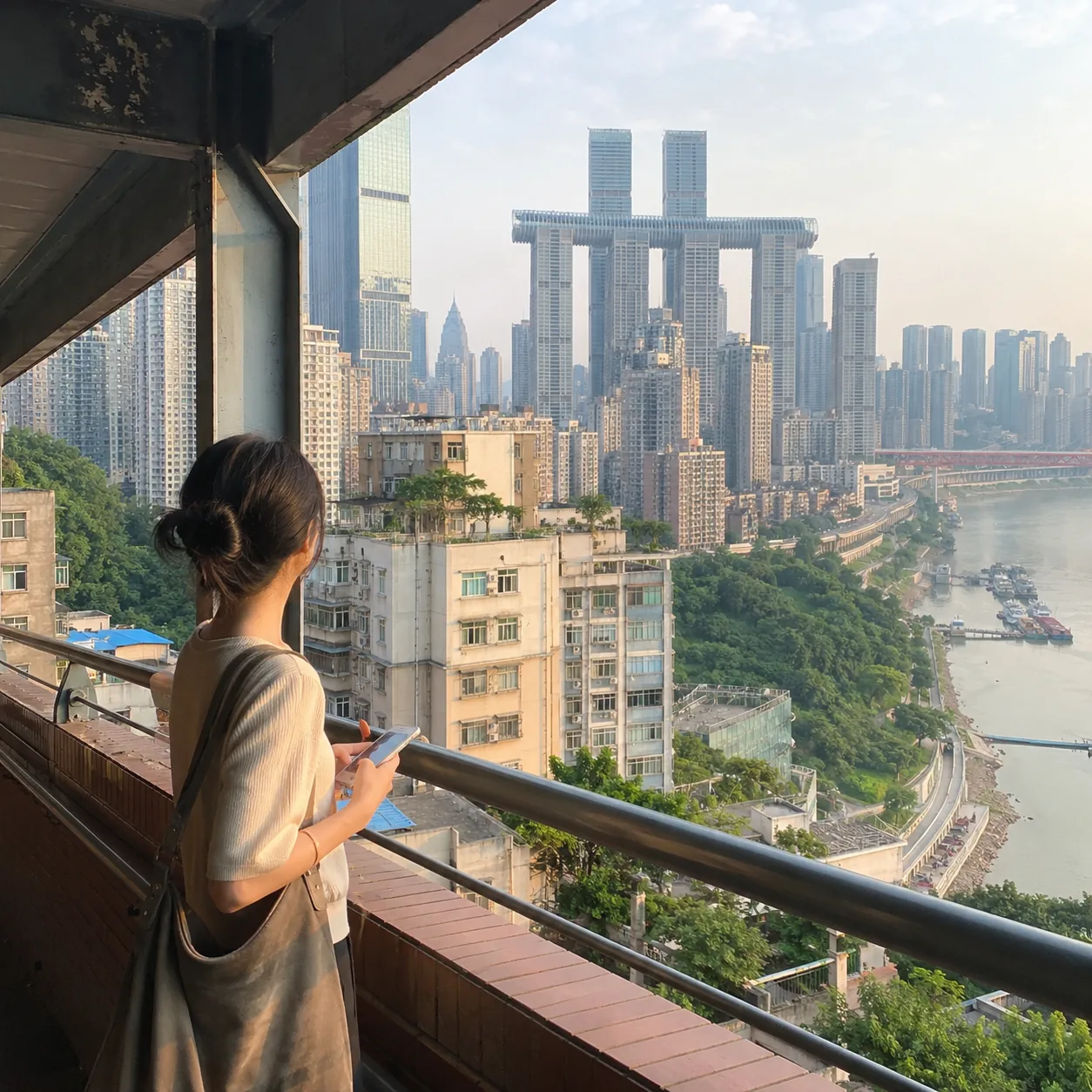 把重庆说成超大城市很容易,难的是教人第一晚从哪层开始不慌