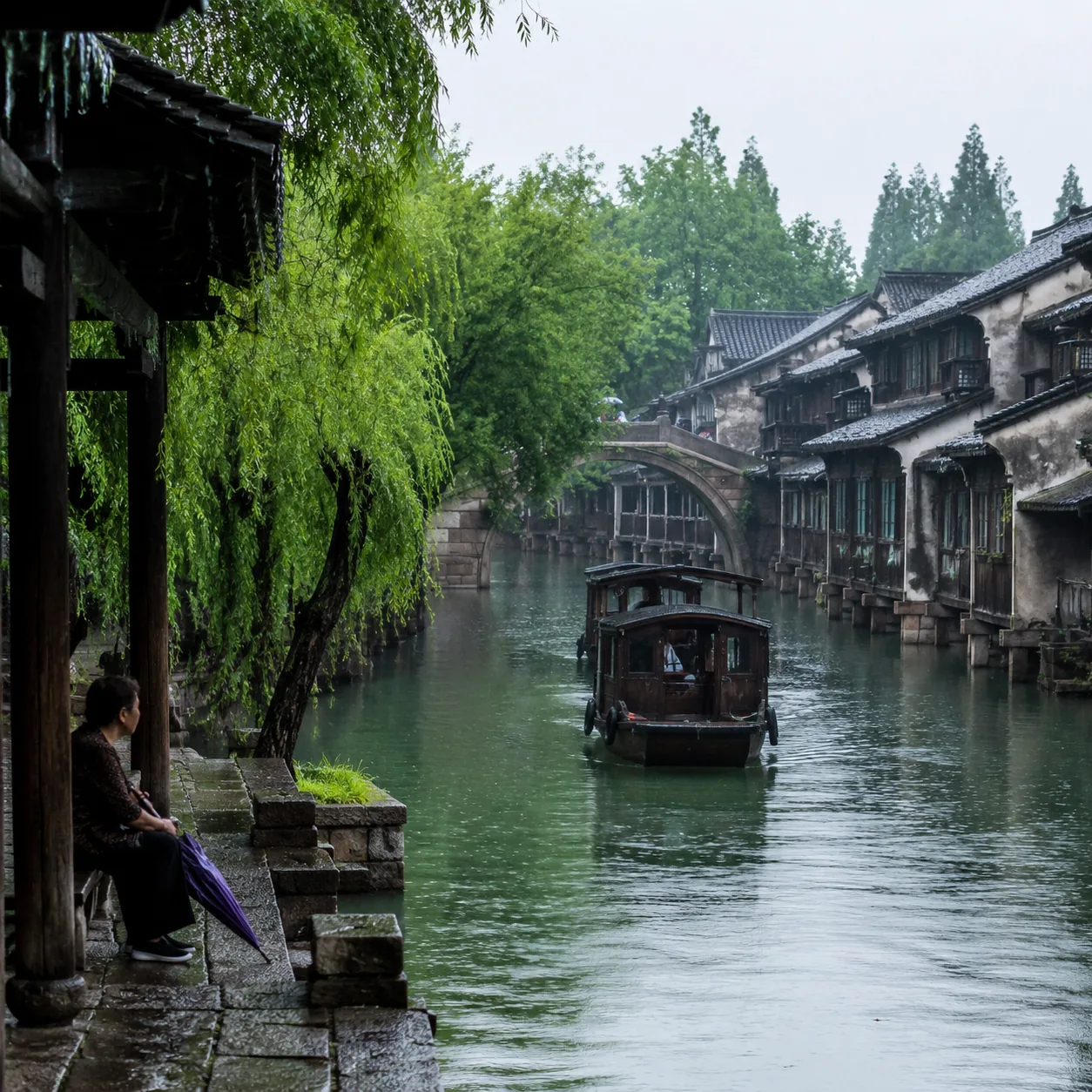 陪父母去乌镇的那个雨天，我第一次不再把“安排周全”当成孝顺