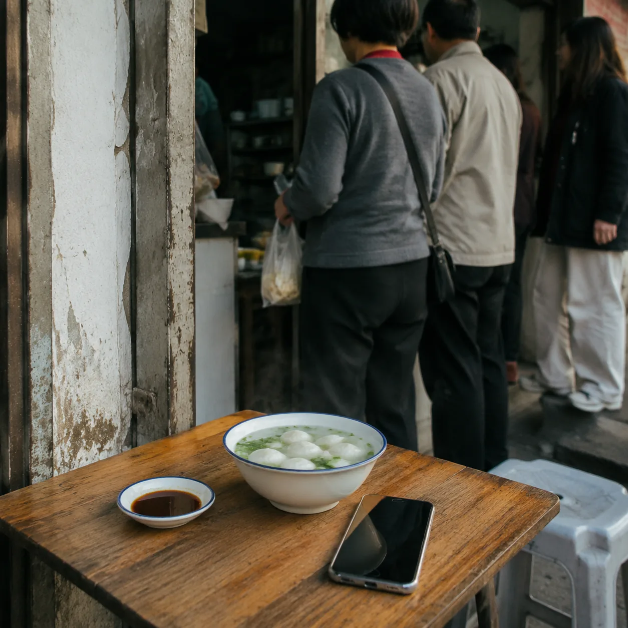 福州鱼丸店门口那张小桌,让我记住了慢慢吃