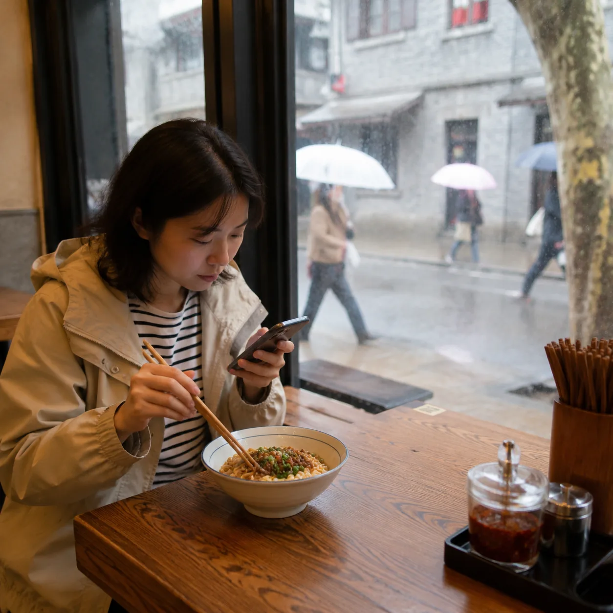一张桌角二维码,让我先核对店名再付款