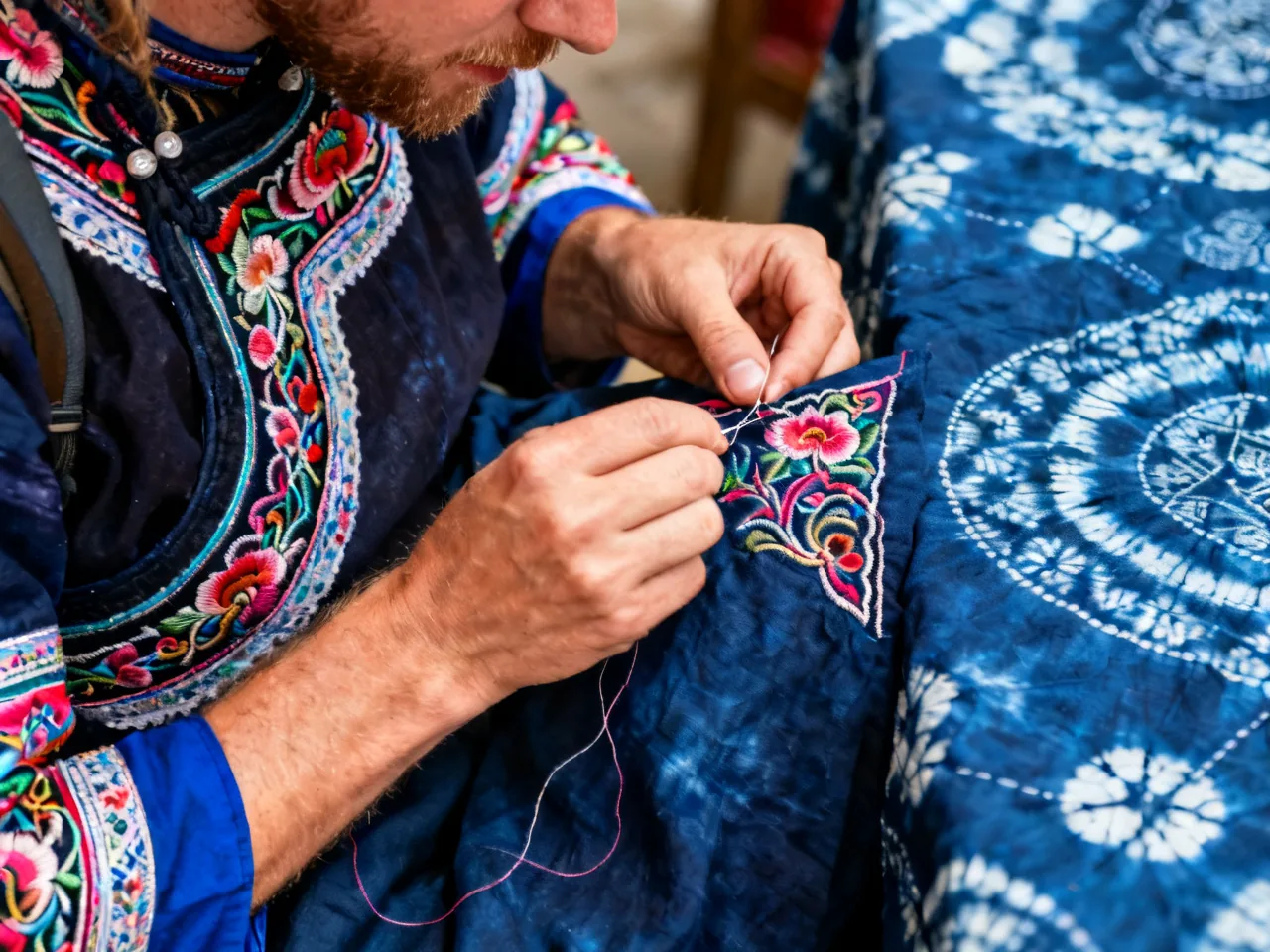 Miao Embroidery and Batik: In Guizhou, I Saw Mountains and Rivers Written on Cloth