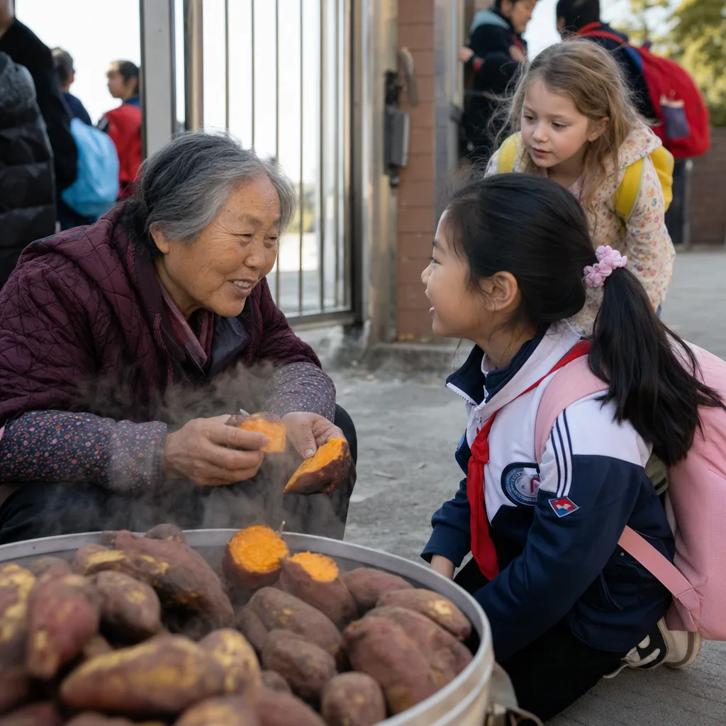 我在上海小学门口等放学时,第一次真正听懂“你吃了吗”为什么不是在问饭