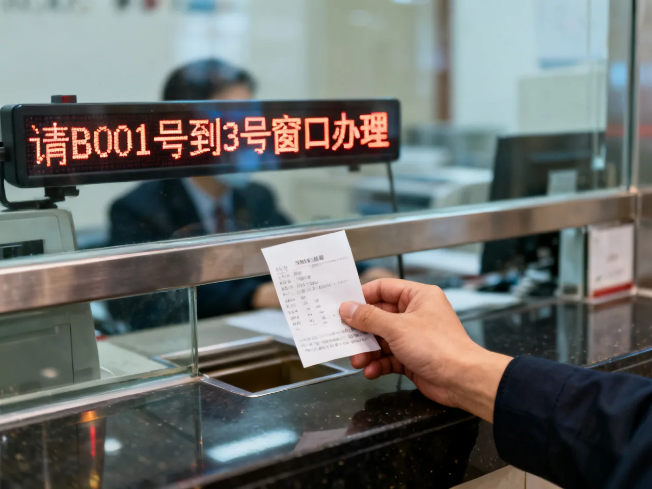 第一次一个人进中国银行,我学会先取号再去找窗口