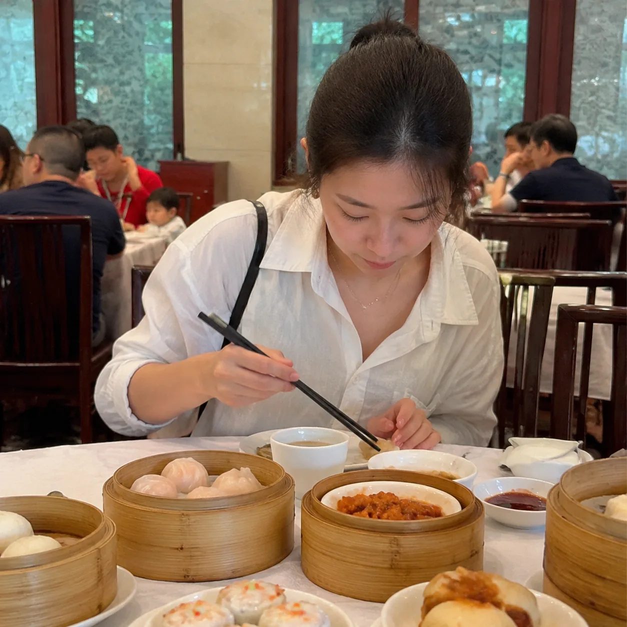 在广州早茶桌上学会点心