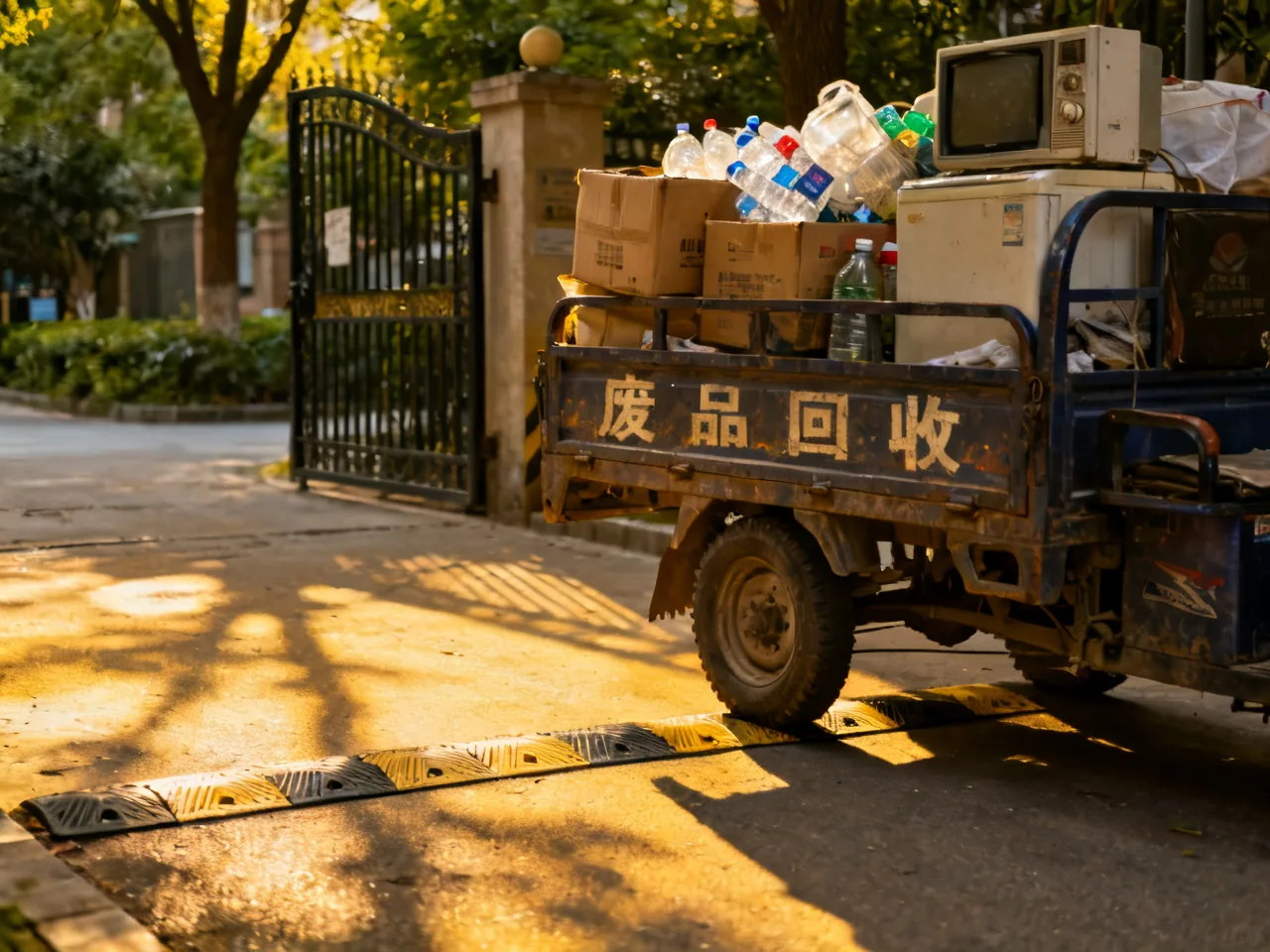 我在中国小区楼下听懂收废品吆喝后，第一次不再把它当噪音