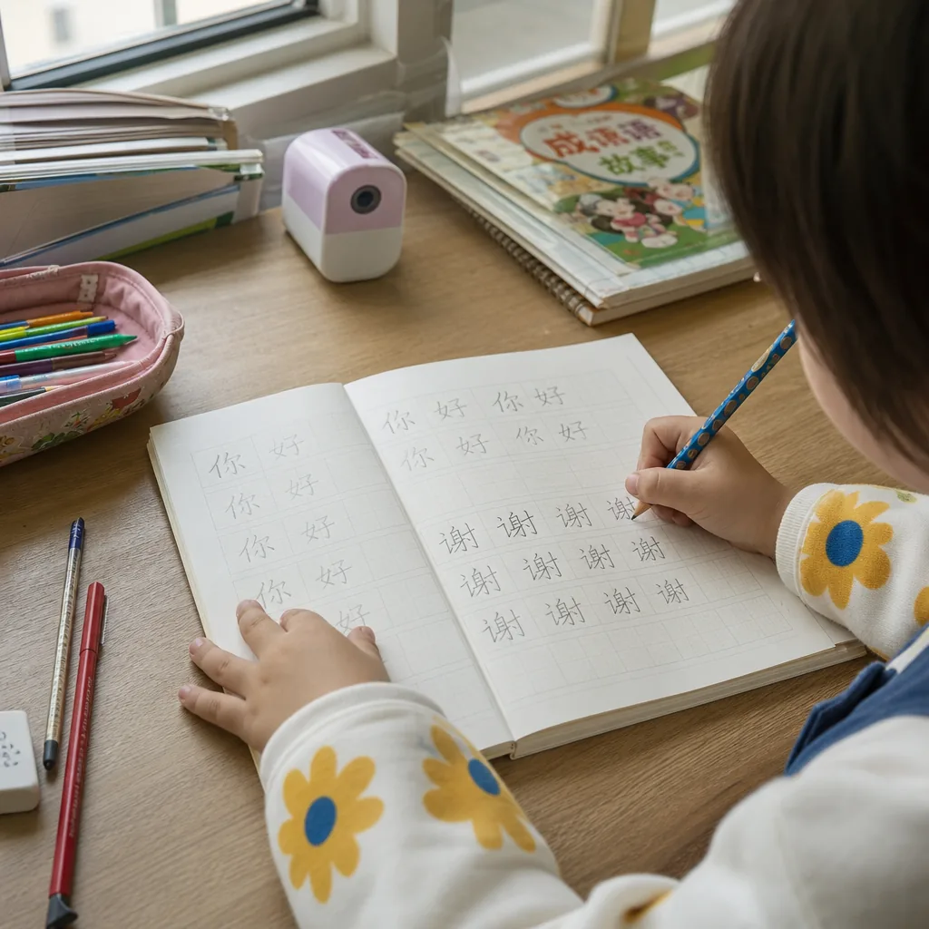 给刚开始学中文的小朋友的一封信：别急着背太多字，先把“会开口”这件事练顺