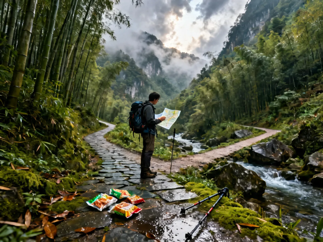 我在贵州山里迷了七天路