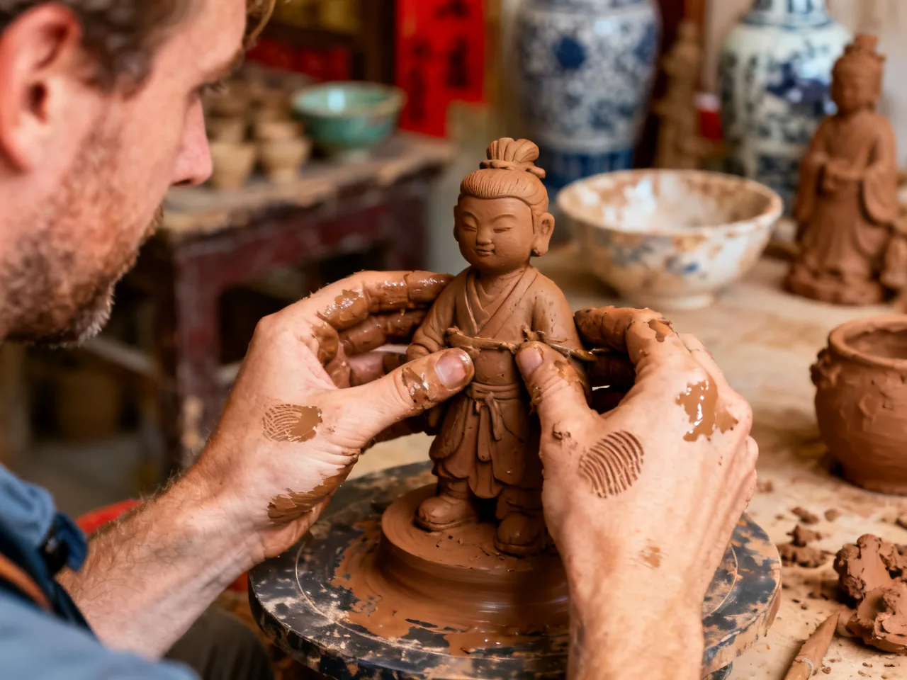 Clay Figurine Experience: The First Time I Felt Earth Was Not a Material, but a Slow Language
