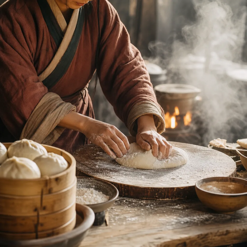 我原以为汉代节日只是热闹,后来才发现真正难忘的是厨房里那股蒸汽