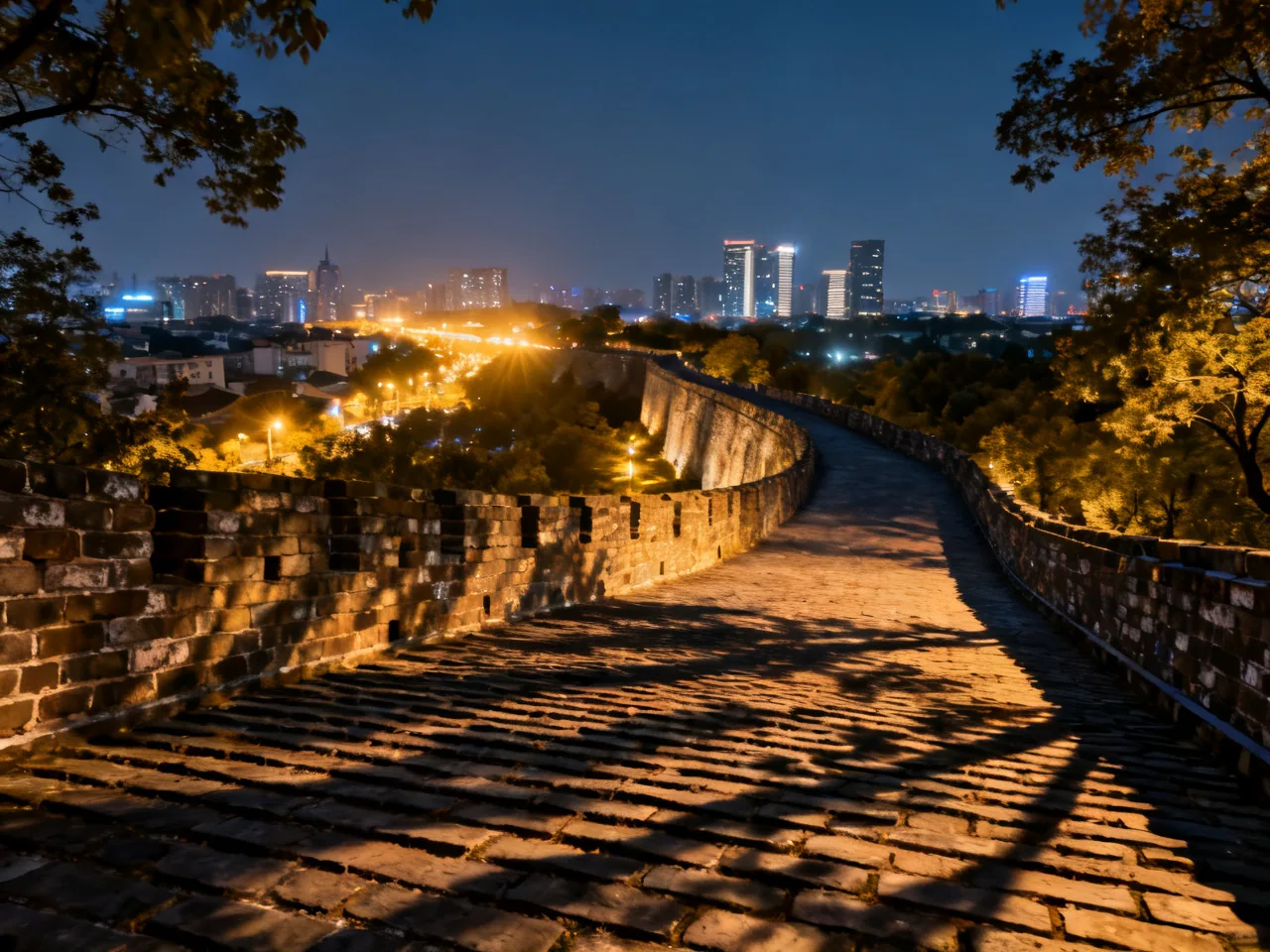 南京城墙夜走笔记:历史不是展板,是脚下的坡度