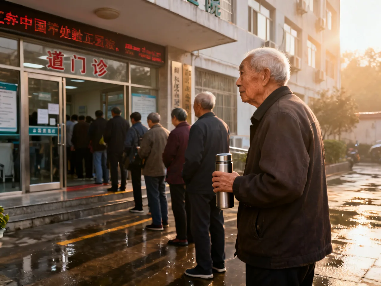 第一次在中国社区医院挂普通门诊，我先学会的不是看病，而是先找分诊台